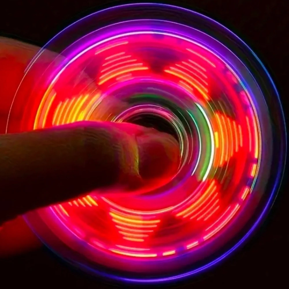 LED Light-Up Fidget Spinner - Picture 4 of 4